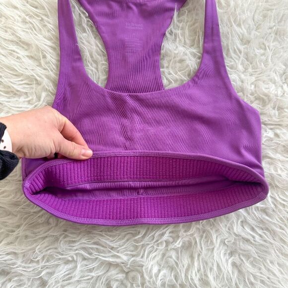 Girlfriend Collective Paloma Racerback Bra - Magenta | Size S - Picture 3 of 6